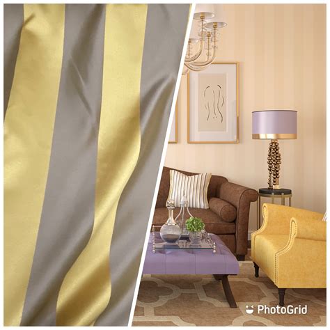 upholstery fabric gold & grey